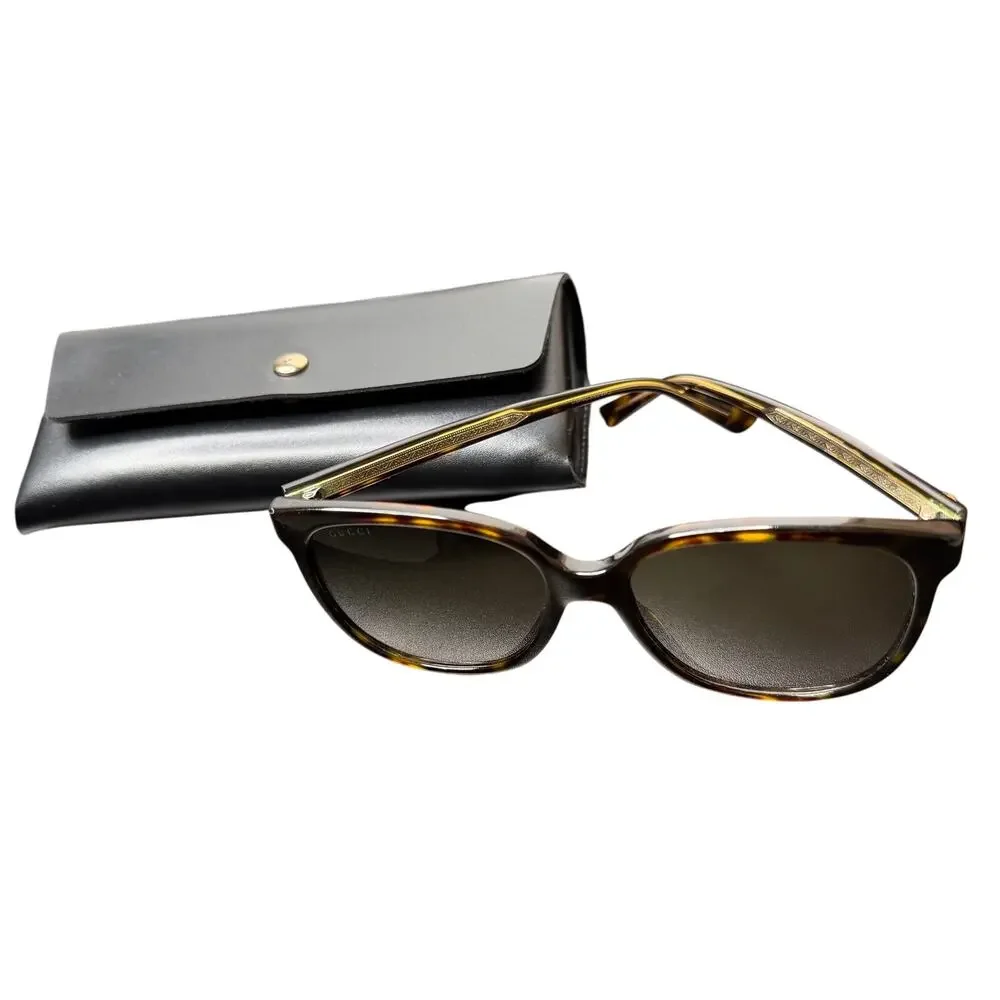 Gucci GG0507S Brown Tortoise Oversized 2022 Italy Sunglasses